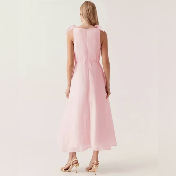 Pink Aje Genesis Midi Ruffle Dress - Picture 4 of 6
